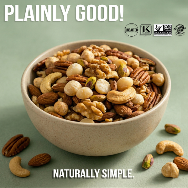 Roastery Coast Original Mixed Nuts | 7 Tree Nut Mix | 3lb or 20oz