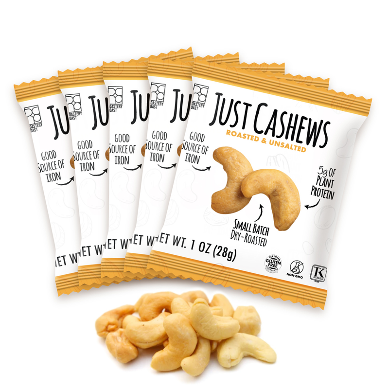 Dry Roasted Cashews | Unsalted | Multi-Packs