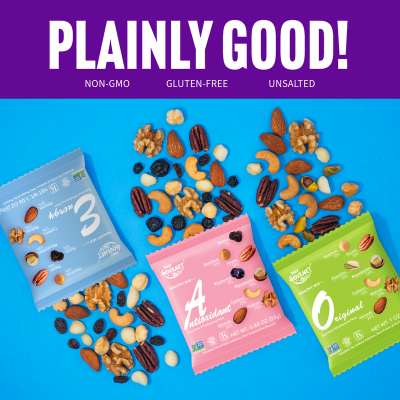 Daily Gourmet Nuts | Antioxidant Mix | 24 or 48 Pack