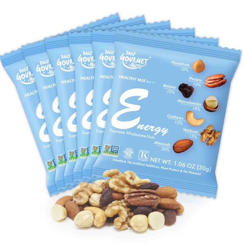 Daily Gourmet Nuts | Energy Mix | 24 or 48 Pack