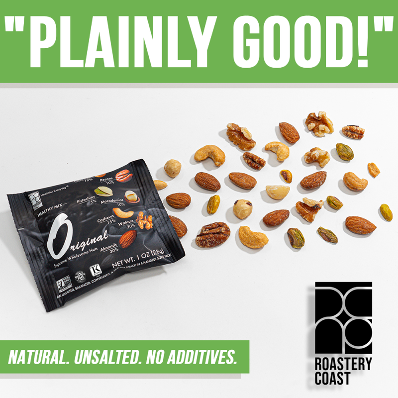 Roastery Coast Original Mix | 7 Tree Nuts Mix | 22 or 48 Pack