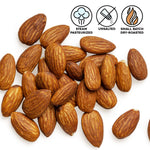 Bulk Almonds | Dry-Roasted | Steam Pasteurized | Unsalted | 25lbs