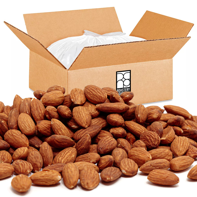 Bulk Almonds | Dry-Roasted | Steam Pasteurized | Unsalted | 25lbs