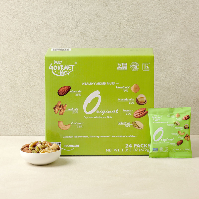 Daily Gourmet Nuts | Original Mix | 24 or 48 Pack – Roastery Coast