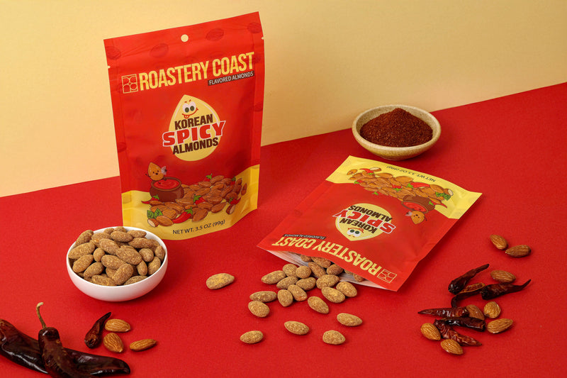 Honey Butter Flavored Almonds (Honey, Wasabi, Korean Spicy