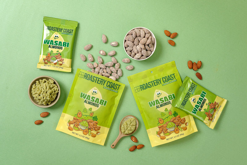 Flavored Almonds (Honey, Wasabi, Korean Spicy)