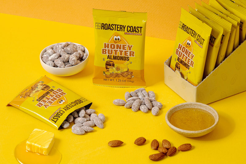 Flavored Almonds (Honey, Wasabi, Korean Spicy)